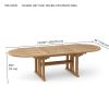 Sahara 106? Oval Double Extension Table