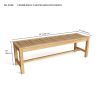 Casablanca 3-Seater Backless Bench