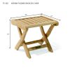 Katana Folding Backless Chair