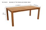 Bahama 70? Rectangular Dining Table