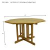 Butterfly 47? Octagonal Folding Table