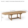 Bahama 117? Oval Double Extension Table Extra Thick