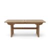 Sahara 106? Rectangular Double Extension Table