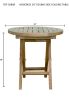 Montage 20? Round Side Folding Table