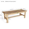 Cambridge 48? Backless Bench