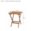 Windsor 24? Square Picnic Folding Table