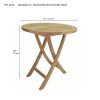 Bahama 27? Round Bistro Folding Table