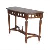 Neoclassical Demilune Console Table