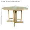 Butterfly 47? Round Folding Table