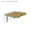 Wall Mount Folding Chair