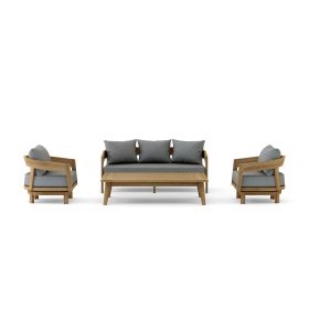 Set-370 Toscana 4-Pc Deep Seating Set
